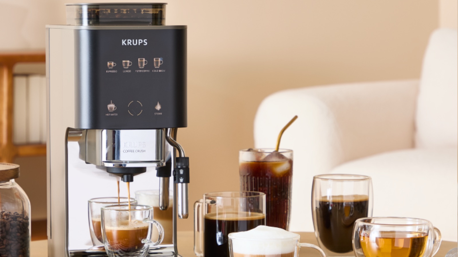 Krups Coffee Crush Experience SA403BM0:細單位嘅解決方案