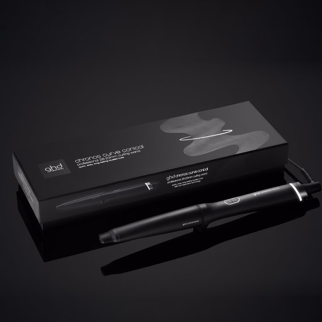 ghd Chronos 高清亮澤錐型捲髮棒連原裝包裝盒